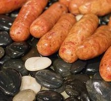 Pea Stone Grilled Sausage