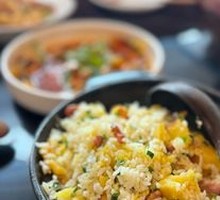 Dried Pork Cubes with Potatoes Rice