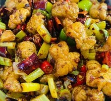 Spicy Pork Intestines Stir-fry