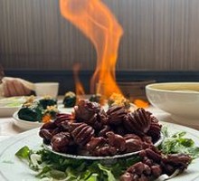 Grilled Duck Hearts