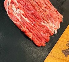 Freshly Sliced Lamb Meat