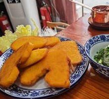 Corn Cake with Stinky Tofu