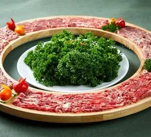 鲜切鲁西黄牛呼啦圈圆盘