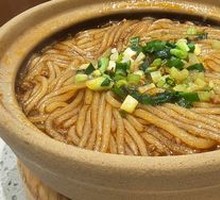 Minced Pork with Sweet Potato Noodles
