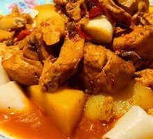南疆大盘鸡拌面