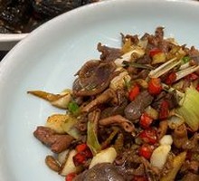 Duck Blood Stir-Fried with Duck Offal