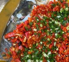 Steamed Fish Head with Chopped Chili