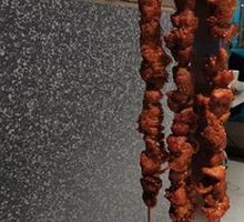 Grilled Pork with Large Skewers