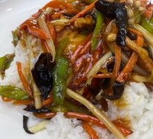 Fish-Flavored Shredded Pork Rice Bowl