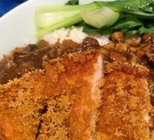 Fried Chicken with Braised Pork Rice