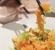Stir-fried Cuttlefish Heads with Mustard Greens