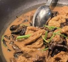 长白山榛蘑炖面筋