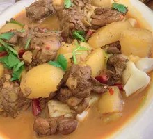 Large Plate Chicken Noodles