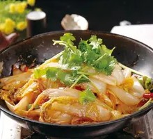 Spicy Pot-Braised Baby Bok Choy