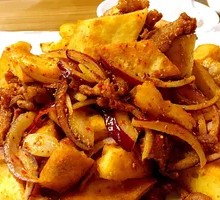Naan Stir-Fried Lamb