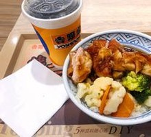 Teriyaki Chicken Rice with Mashed Potatoes