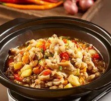 Spicy Frog Legs in Dry Pot