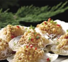 Steamed Scallops with Garlic and Vermicelli