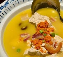 海胆金汤手掰鲜豆腐
