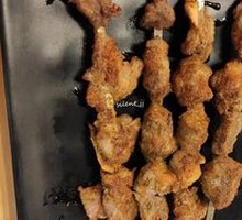 Lamb Skewers on Iron Rods