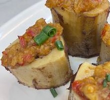 Garlic Beef Bone Marrow