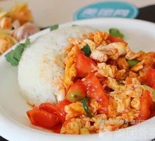 Tomato and Egg Fried Rice