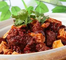 Braised Beef Brisket with Tofu Skin