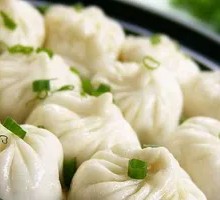 Shiitake and Bok Choy Steamed Dumplings