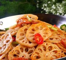 Spicy Pot-Braised Lotus Root Slices