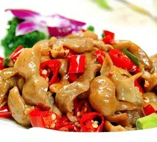 Spicy Pork Intestines with Dried Chilies