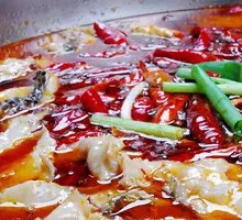 Spicy Pork Intestines with Fish