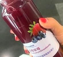 Fresh Blueberry Strawberry Juice