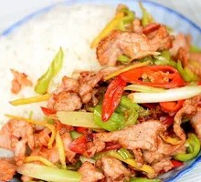 Stir-Fried Pork with Rice