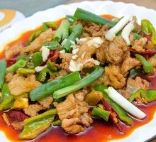 Green Pepper and Pork Slices