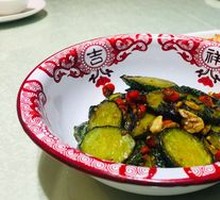 Pan-fried Cucumber with Perilla