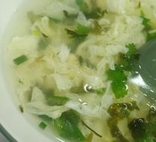Seaweed and Egg Soup