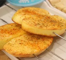 Grilled Steamed Bun Slices