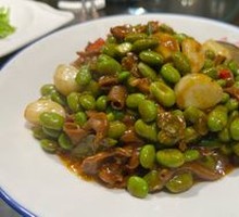 Edamame with Chicken Offal