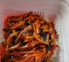 Spicy Kimchi Pork Fish-Flavored Shredded Pork Rice Combo with Coke