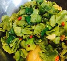 Spicy Sautéed Bitter Melon Skin