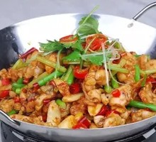 Spicy Frog Legs in Dry Pot