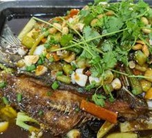 Sauce-Flavored Grilled Fish