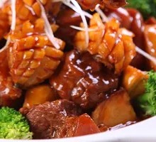 Braised Chicken with Abalone