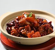 Abalone Sauce Pork Trotter with Kidney Beans