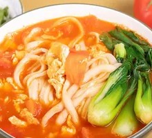 Tomato and Egg Knife-Sliced Noodles