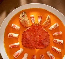 Braised松叶蟹with Shaoxing Wine and Egg White