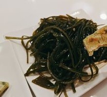 Cold-mixed kelp strands