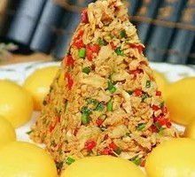 Fried Steamed Bread with Stinky Tofu