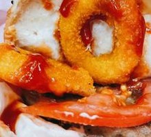 Juicy Beef Chinese Burger