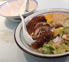 Roast Duck and Chicken Rice